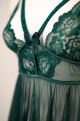 Lace tie babydoll 041396