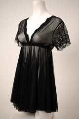 See-through whisper baby doll 041348