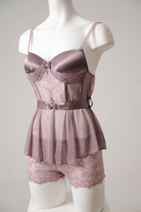 Belted Lace Set 041390