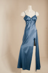 Scarlet Seduction Satin Dress 2633