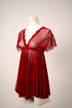 See-through whisper baby doll 041348