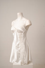 Lace slit mini 3057