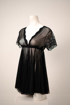 See-through whisper baby doll 041348