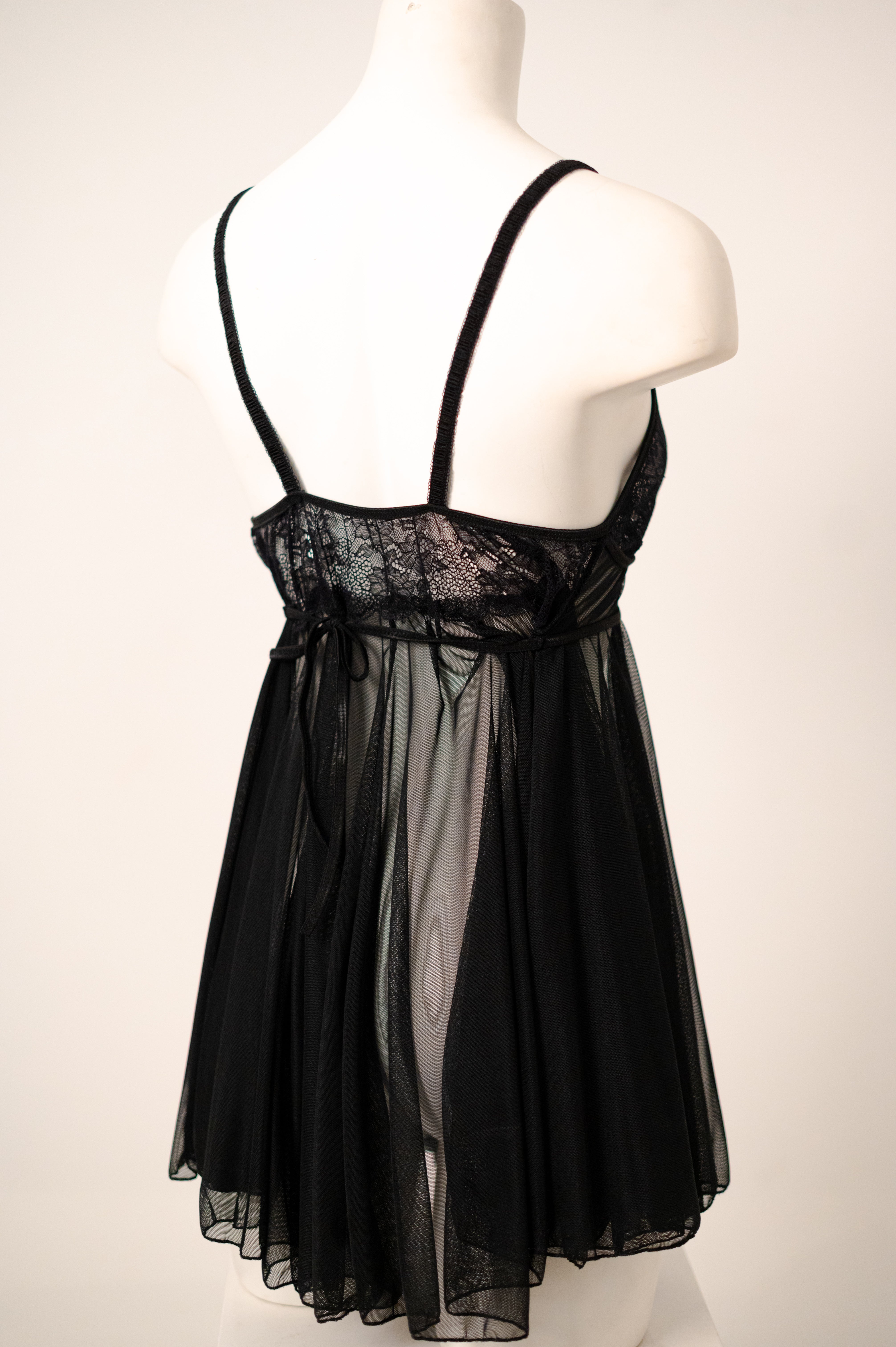 Lace tie babydoll