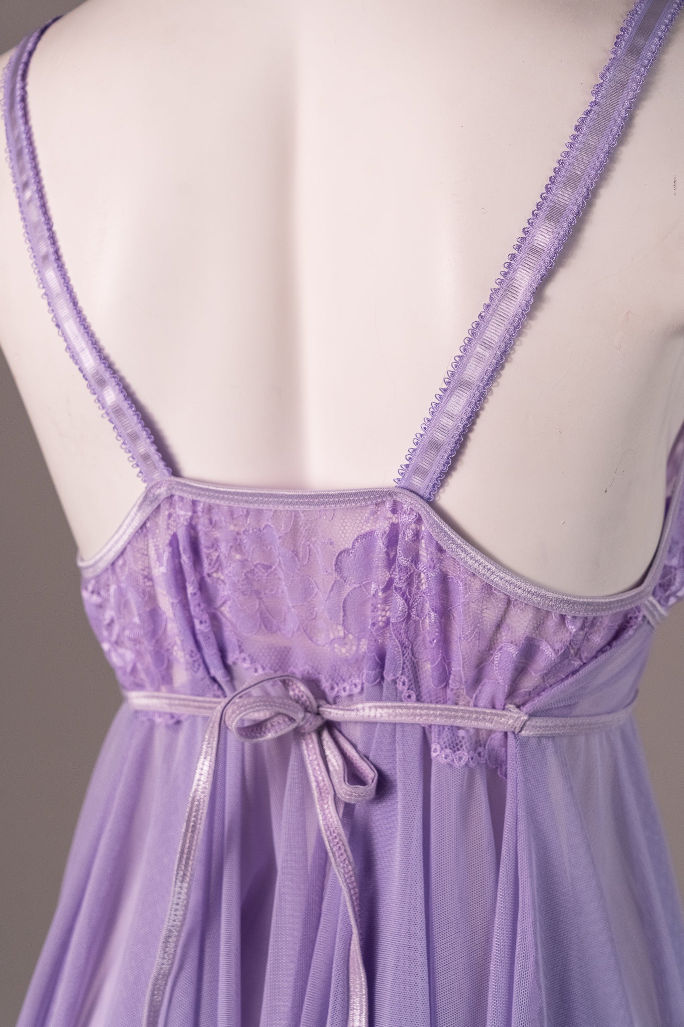 Lace tie babydoll 041396