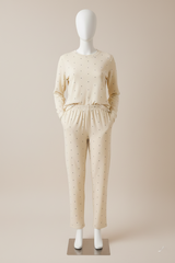 Women's Dotted Velvet Pyjamas