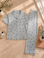 Ribbon collection short sleeves 🎀 Gray
