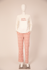 Velvet pajama wide leg 105