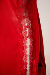 Lace Slit maxi 3058
