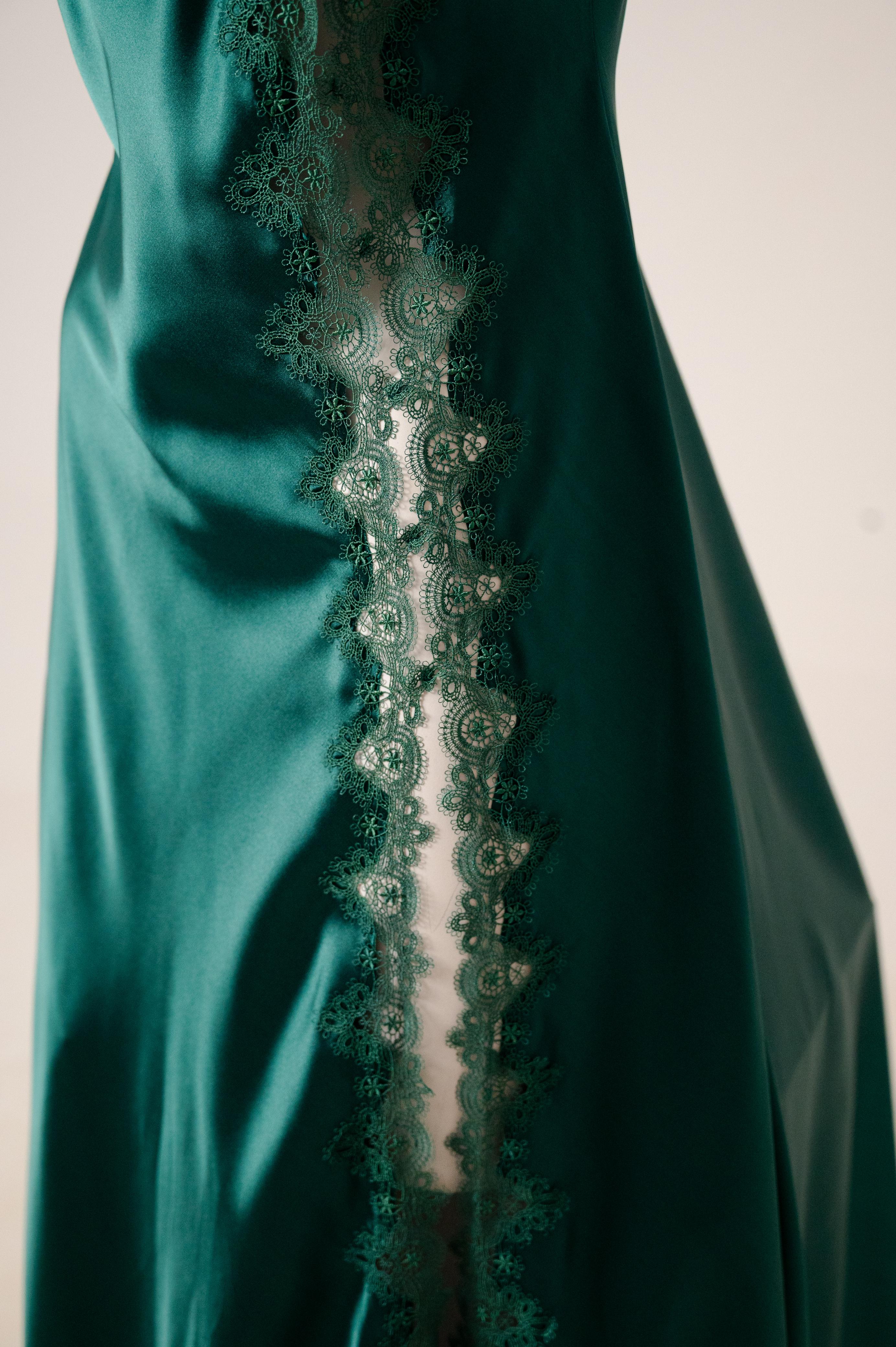 Lace Slit maxi 3058