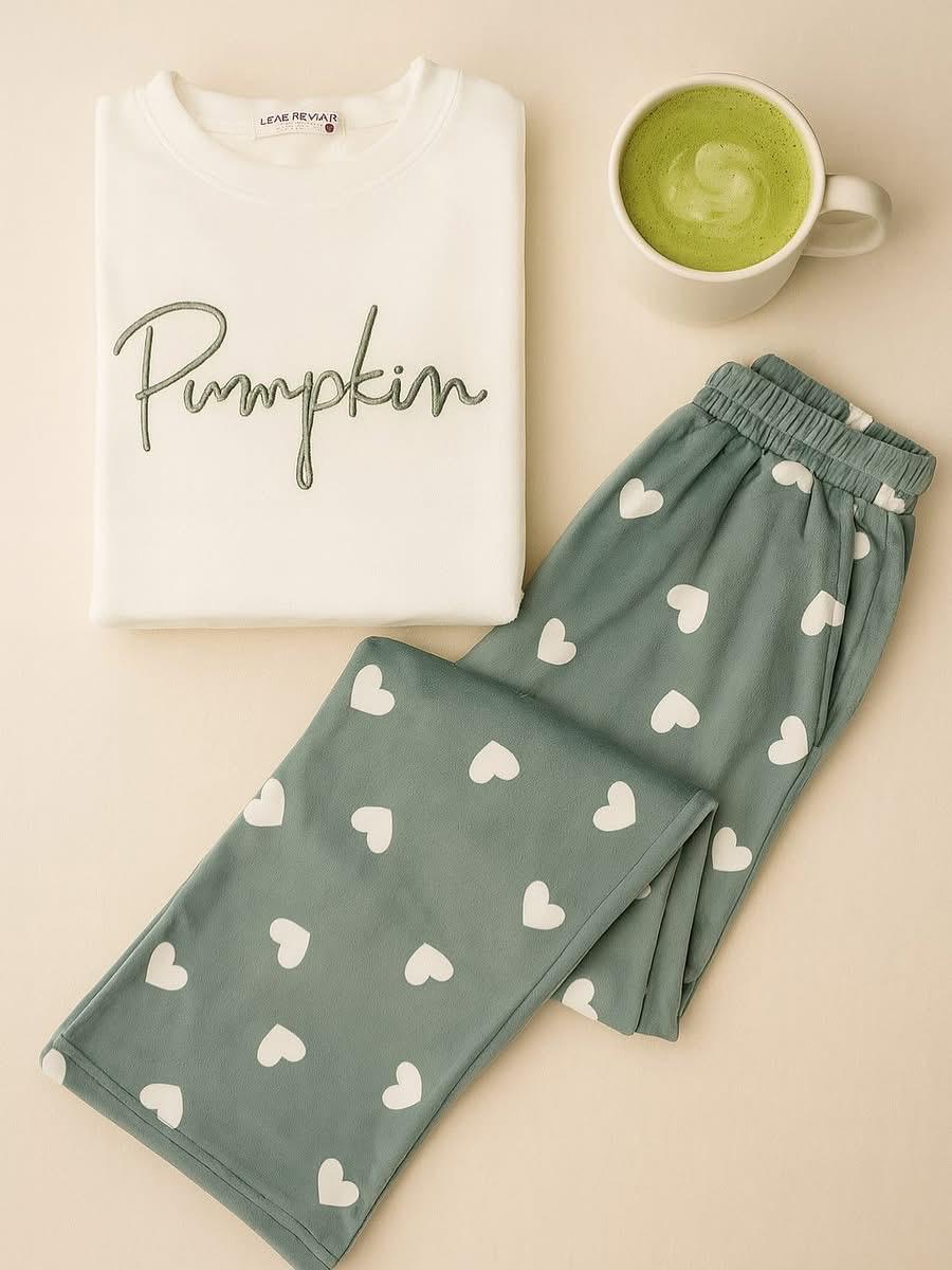 113 PYJAMA VELVE PUMPKIN