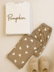 113 PYJAMA VELVE PUMPKIN