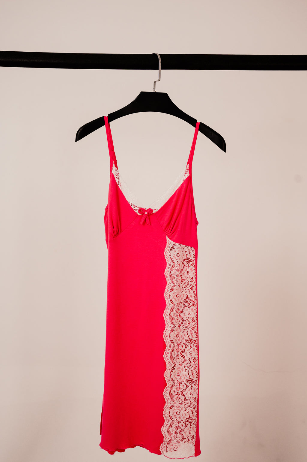 Cotton Lace-trim Nightdress 7566