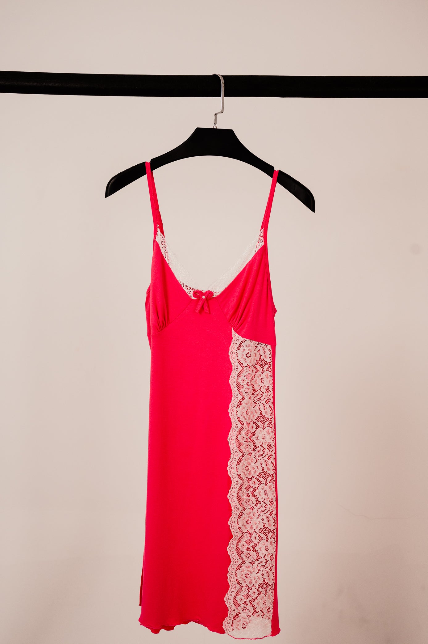 Cotton Lace-trim Nightdress 7566
