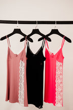 Cotton Lace-trim Nightdress 7566