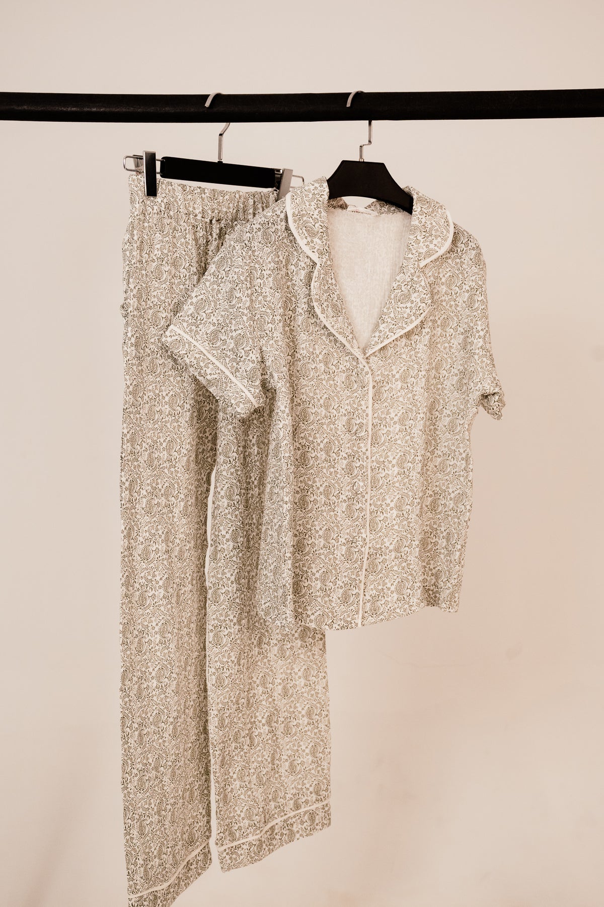 Botanical Bliss Linen Pajama Set 7563