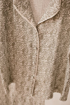 Botanical Bliss Linen Pajama Set 7563